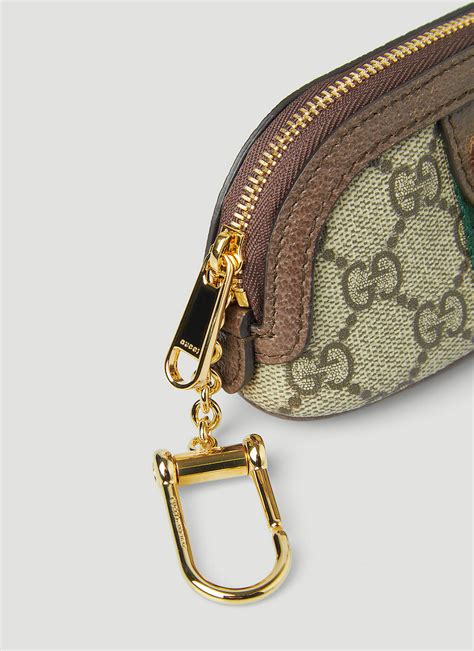 gucci key pouch ophidia|gucci coin purse keychain.